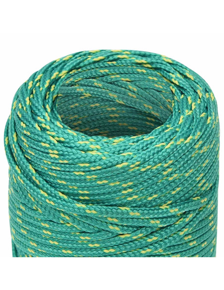 Corda multiuso 2 mm 250 m Verde PP 27 kg Carico massimo