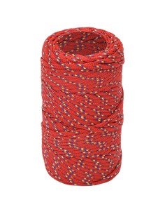 Corda multiuso 2 mm 250 m Rosso PP 27 kg Carico massimo 2