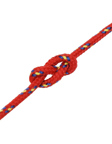 Corda multiuso 2 mm 250 m Rosso PP 27 kg Carico massimo