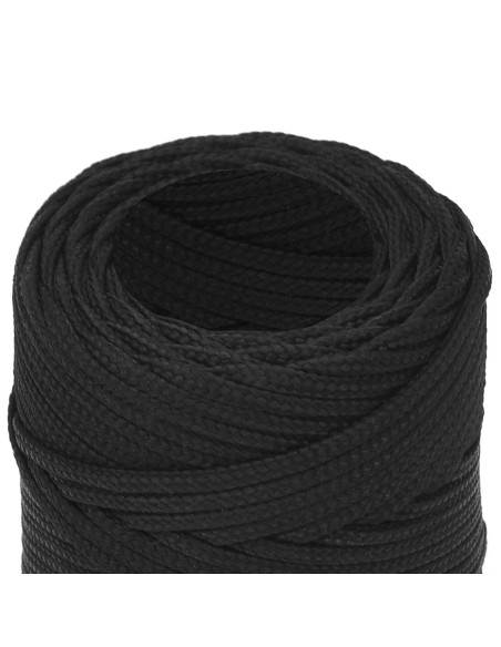 Corda multiuso 2 mm 250 m Nero PP 27 kg Carico massimo