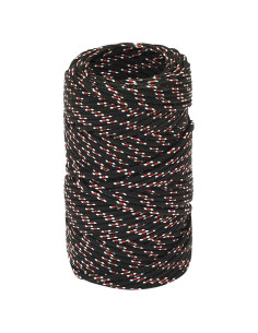 Corda multiuso 2 mm 250 m Nero e Rosso PP 27 kg Carico massimo 2