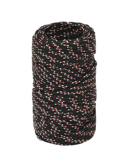 Corda multiuso 2 mm 250 m Nero e Rosso PP 27 kg Carico massimo