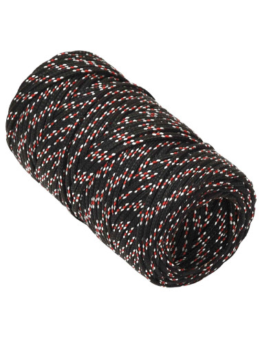Corda multiuso 2 mm 250 m Nero e Rosso PP 27 kg Carico massimo