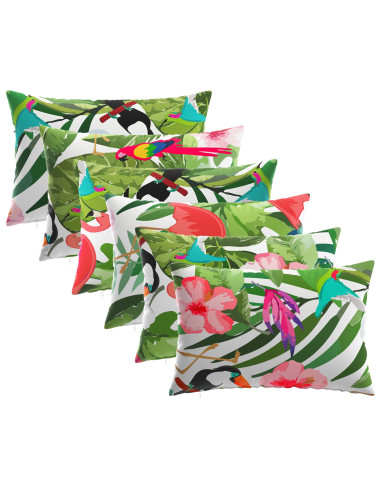 Cuscino con cuscino HEERLEN 6 pz Multicolore Poliestere