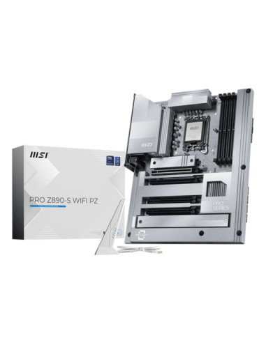 MSI MB PRO Z890-S WIFI PZ,Z890,LGA1851,4DDR5,4PCI-Ex16,3M.2,1USB 40G,2USB 20G,8USB 5G, 4US