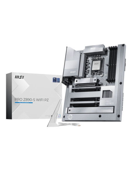 MSI MB PRO Z890-S WIFI PZ,Z890,LGA1851,4DDR5,4PCI-Ex16,3M.2,1USB 40G,2USB 20G,8USB 5G, 4US