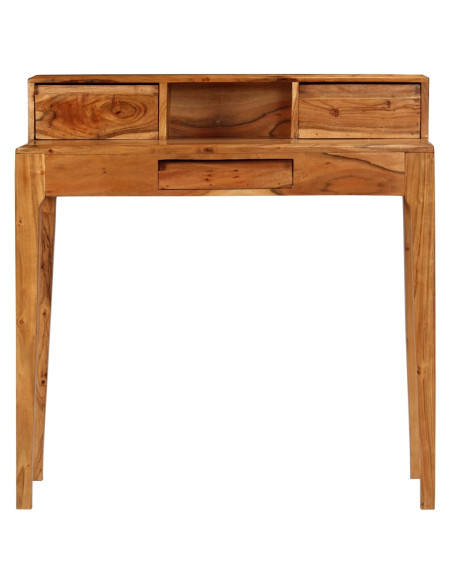Scrivania con Cassetti in Legno Massello 88x50x90 cm