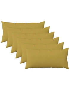 Cuscino con cuscino HEERLEN 6 pz Verde chiaro Tessuto
