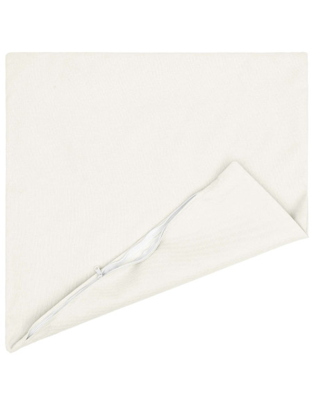 Federa 2 pz HEERLEN Bianco 65 x 65 cm Tessuto