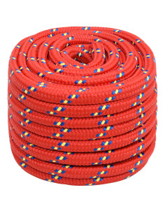 Corda multiuso 20 mm 50 m Rosso PP 2400 kg Carico massimo 2