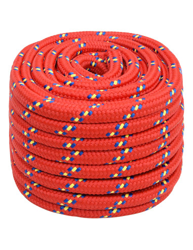 Corda multiuso 20 mm 50 m Rosso PP 2400 kg Carico massimo