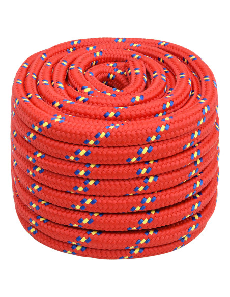 Corda multiuso 20 mm 50 m Rosso PP 2400 kg Carico massimo