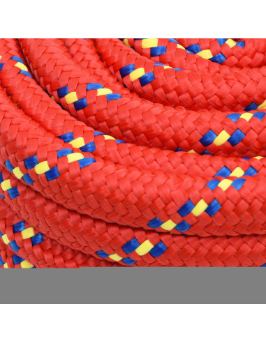 Corda multiuso 20 mm 50 m Rosso PP 2400 kg Carico massimo