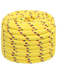 Corda multiuso 20 mm 50 m Giallo PP 2400 kg Carico massimo 2