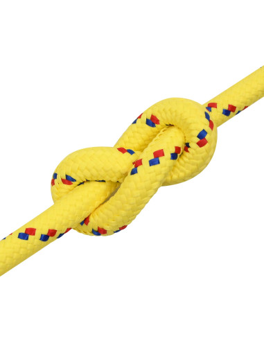Corda multiuso 20 mm 50 m Giallo PP 2400 kg Carico massimo