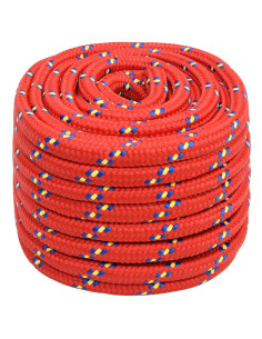 Corda multiuso 20 mm 25 m Rosso PP 2400 kg Carico massimo 2