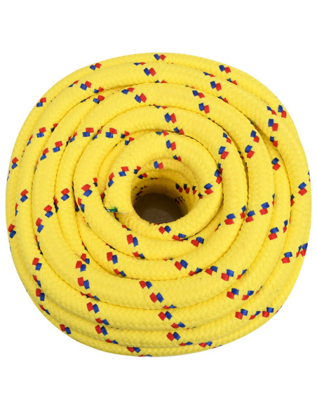 Corda multiuso 20 mm 25 m Giallo PP 2400 kg Carico massimo