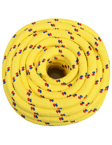 Corda multiuso 20 mm 25 m Giallo PP 2400 kg Carico massimo