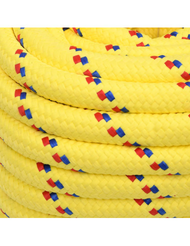Corda multiuso 20 mm 25 m Giallo PP 2400 kg Carico massimo