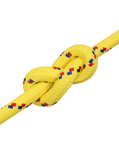 Corda multiuso 20 mm 25 m Giallo PP 2400 kg Carico massimo