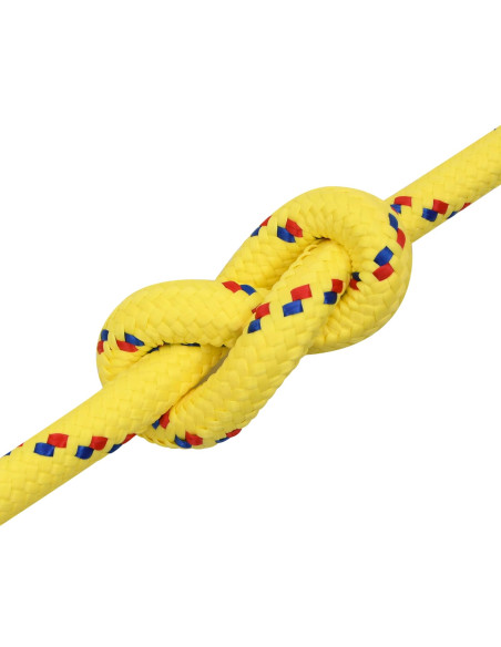 Corda multiuso 20 mm 25 m Giallo PP 2400 kg Carico massimo