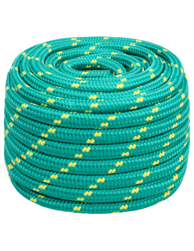 Corda multiuso 20 mm 100 m Verde PP 2400 kg Carico massimo