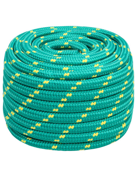 Corda multiuso 20 mm 100 m Verde PP 2400 kg Carico massimo