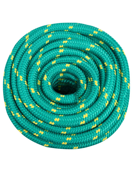 Corda multiuso 20 mm 100 m Verde PP 2400 kg Carico massimo
