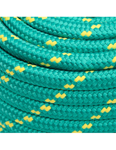 Corda multiuso 20 mm 100 m Verde PP 2400 kg Carico massimo