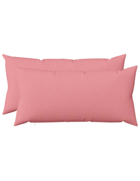 Cuscino con cuscino HEERLEN 2 pz Rosa Tessuto