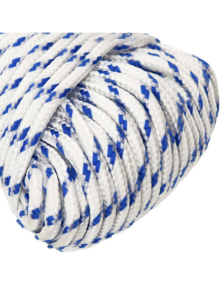 Corda multiuso 3 mm 250 m Bianco e Blu PP