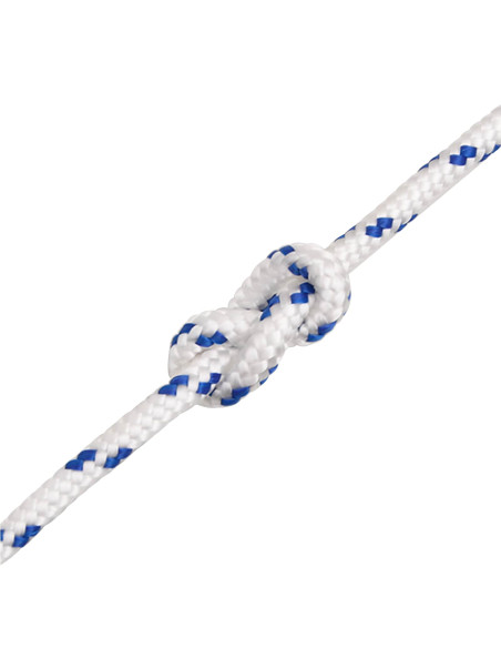 Corda multiuso 3 mm 25 m Bianco e Blu PP 67,5 kg Carico massimo