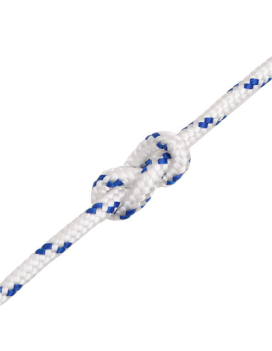 Corda multiuso 3 mm 25 m Bianco e Blu PP 67,5 kg Carico massimo