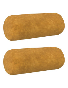 Cuscino con cuscino HEERLEN 2 pz Giallo Fleece in microfibra