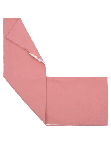 Cuscino con cuscino HEERLEN Rosa 40 x 145 cm Tessuto