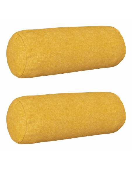 Cuscino con cuscino HEERLEN 2 pz Giallo Chiaro Tessuto