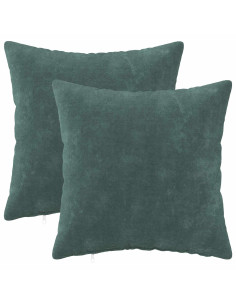 Federa 2 pcs HEERLEN Blu mare 45 x 45 cm Fleece in microfibra