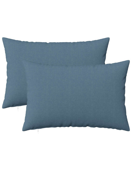 Federa 2 pz HEERLEN Blu jeans 50 x 75 cm Tessuto
