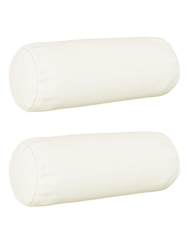 Cuscino con cuscino HEERLEN 2 pz Bianco Tessuto