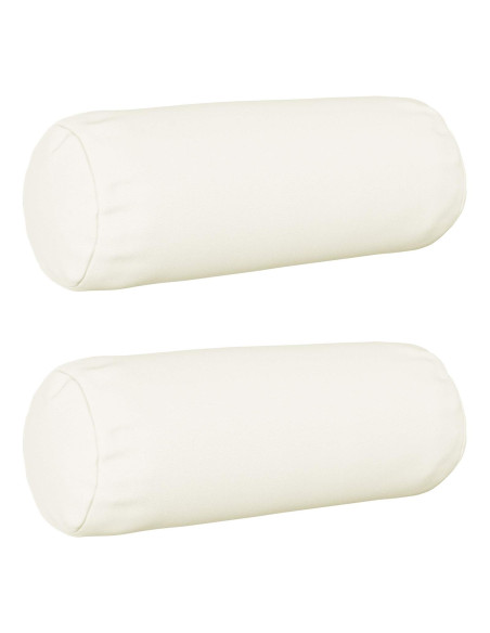 Cuscino con cuscino HEERLEN 2 pz Bianco Tessuto