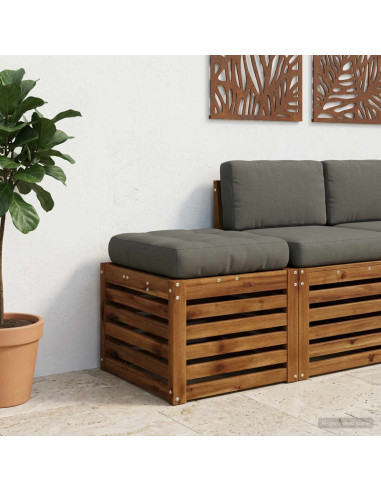 Cuscino per Sedia in Unico Pezzo VIANEN 100% Poliestere Grigio