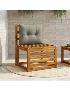 Cuscino per schienale PUTTEN 100% Poliestere Grigio