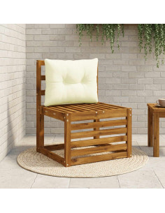 Cuscino per schienale PUTTEN 100% Poliestere Crema