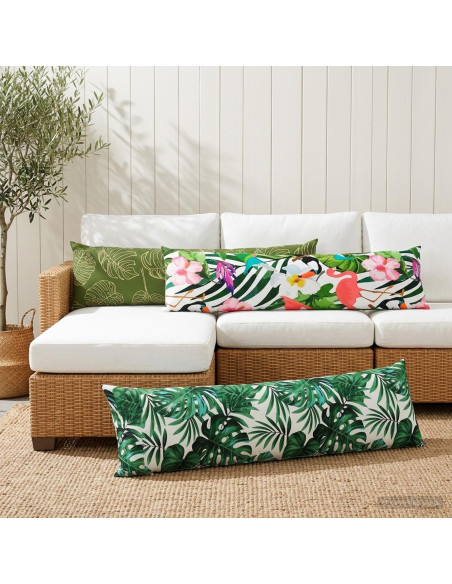 Cuscino con cuscino HEERLEN Multicolore 40 x 145 cm Poliestere