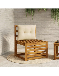Cuscino per schienale PUTTEN 100% Poliestere Beige