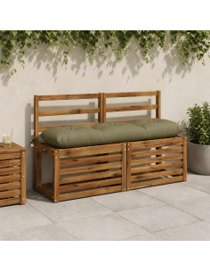 Cuscino per panchina VIANEN 100% Poliestere Verde Oliva 2