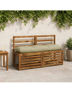 Cuscino per panchina VIANEN 100% Poliestere Verde chiaro