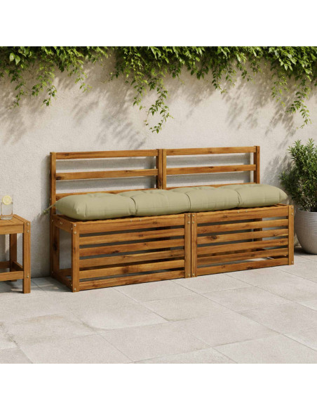 Cuscino per panchina VIANEN 100% Poliestere Verde chiaro