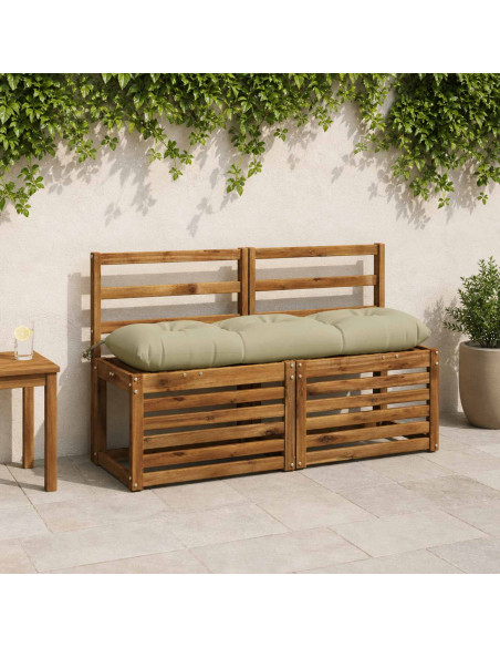 Cuscino per panchina VIANEN 100% Poliestere Verde chiaro