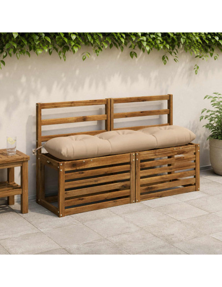 Cuscino per panchina VIANEN 100% Poliestere Sabbia